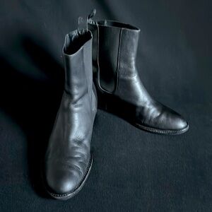 Cole Haan Black Leather Chelsea Ankle Boots Newburg Waterproof
